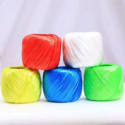 Plastic Strapping Packing Rope Tear Film Straw Rope, 50m / Roll, Random  Color Delivery