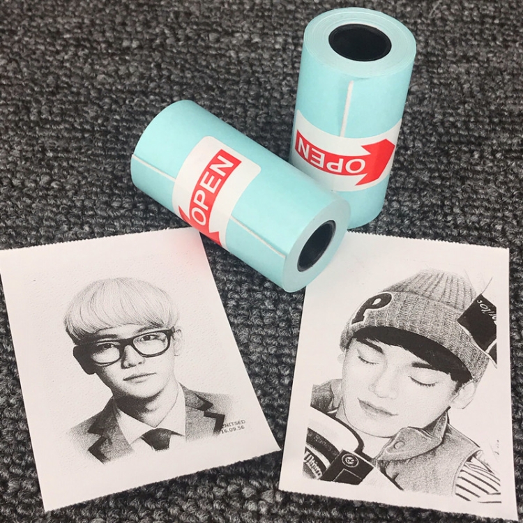 

10 PCS Adhesive Thermal Label Printer Paper Sticker for PAPERANG P1/ P2 / A6 , Size: 57 x 30 mm(White)
