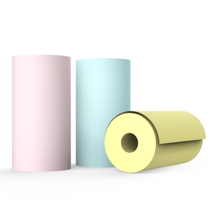 

3pcs Color Label Printer Paper Sticker, Size: 57 x 25 mm