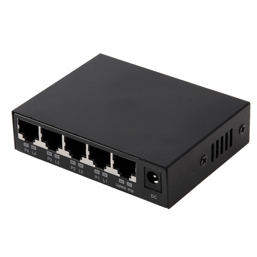

5 Ports 10/100Mbps POE Switch IEEE802.3af Power Over Ethernet Network Switch for IP Camera VoIP Phone AP Devices