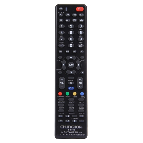 

CHUNGHOP E-S902 Universal Remote Controller for SKYWORTH LED TV / LCD TV / HDTV / 3DTV