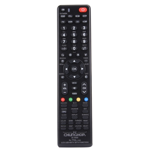

CHUNGHOP E-T908 Universal Remote Controller for TCL LED TV / LCD TV / HDTV / 3DTV