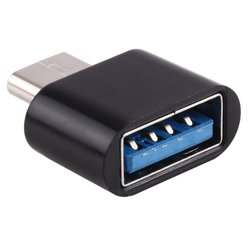 Plastic USB-C / Type-C Male to USB 2.0 Female OTG Data Transmission Charging Adapter(Black) внешний аккумулятор wireless fast charging 20 20000 ма ч для мобильных устройств