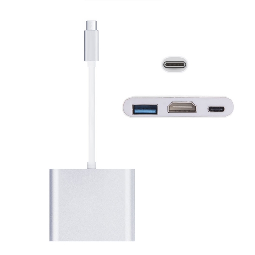 Apple Adaptador USB C Macho HDMI/USB Hembra, Blanco