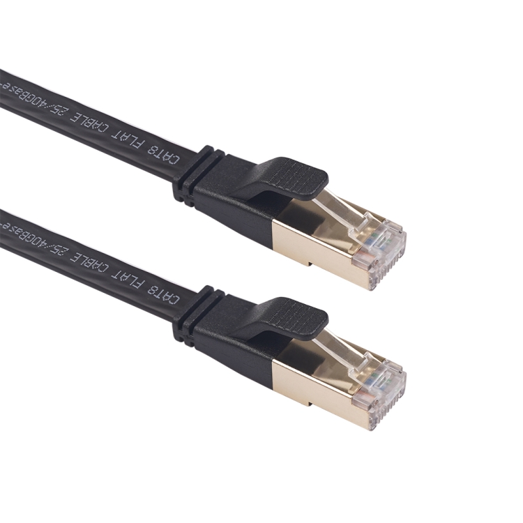 

CAT8-2 Double Shielded CAT8 Flat Network LAN Cable, Length: 15m