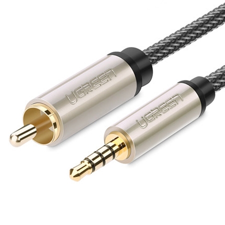 

UGREEN 3.5mm to RCA Audio Cable Xiaomi Mi 1/2 TV Digital SPDIF Cable, Length: 2m (Black)