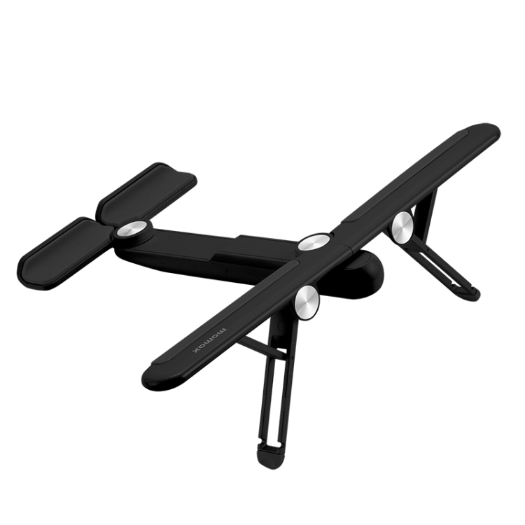 

MOMAX KH2 FOLD STAND Elite Aircraft Computer Folding Holder Bracket (Black)