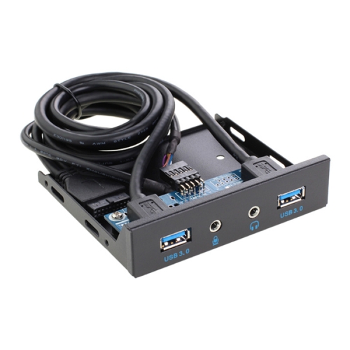

2 Ports + HD-AUDIO USB 3.0 Front Panel Data Hub