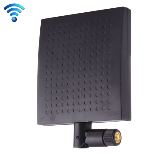 

12dBi SMA Male Connector 2.4GHz Panel WiFi Antenna(Black)