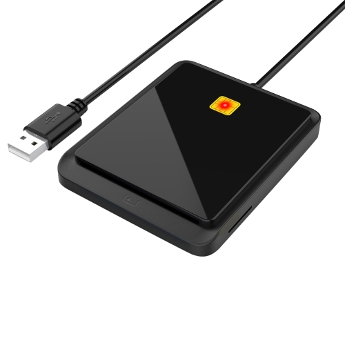 Rocketek CR317 USB 2.0 SIM  / ID / CAC Smart Card 2 in 1 Card Reader (Black)
