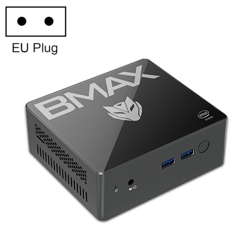 

BMAX B2 Windows 10 Mini PC, 8GB+128GB, Intel Atom E3950, Support HDMI / RJ45 / TF Card, EU Plug(Space Grey)