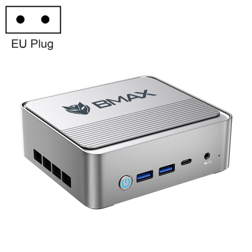 

BMAX B3 Plus Windows 11 Mini PC, 8GB+256GB, Intel Jasper Lake N5095, Support HDMI / RJ45 / TF Card, EU Plug(Space Grey)