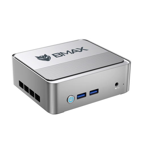 BMAX B3 2022 Windows 11 Mini PC, 16GB+512GB, Intel Jasper Lake N5095, Support HDMI / RJ45 / TF Card, US Plug(Space Grey)