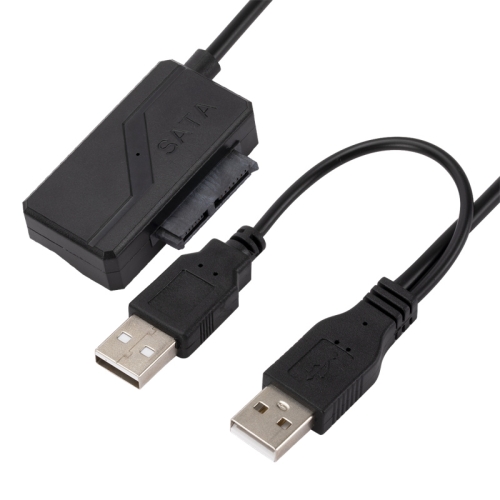 

SATA to USB 2.0 Adatper Cable Optical Drive Cable with Power Supply