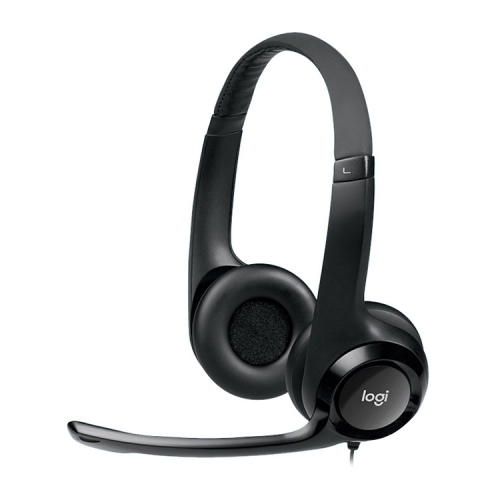 

Logitech H390 USB Wired Headset Stereo Headphones with Noise-Cancelling Microphone