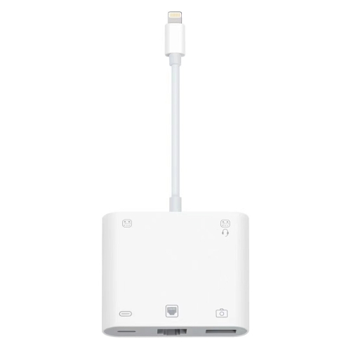 

S-330 5 in 1 8 Pin Male to 8 Pin / USB3.0 / RJ45 / 3.5mm Female Adapter
