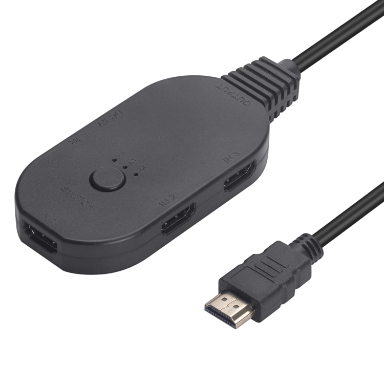 

OZQ2-3 4K HDMI 2.0 3 In 1 Out Video Switcher