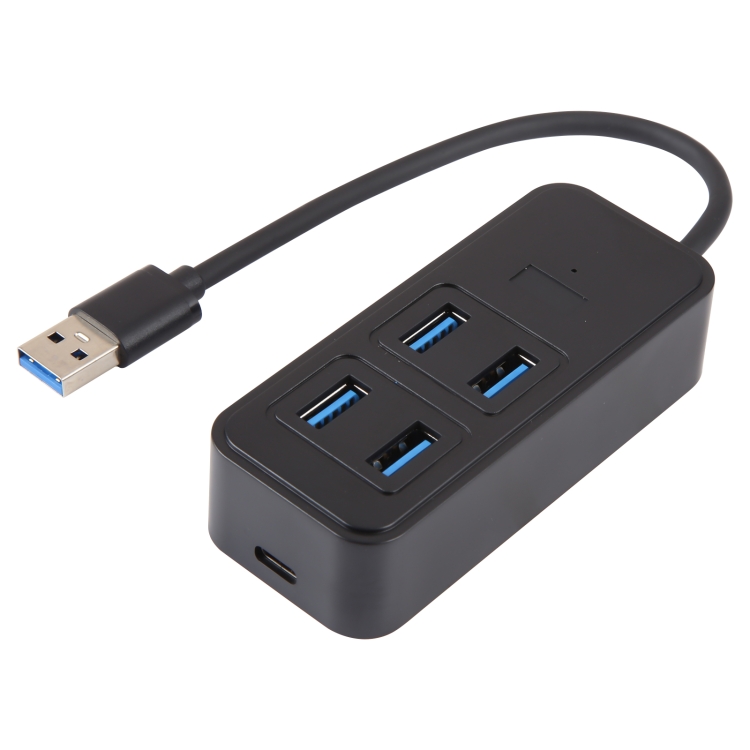 

BYL-1901U 5 in 1 USB to USB3.0x4+USB-C / Type-C HUB Adapter
