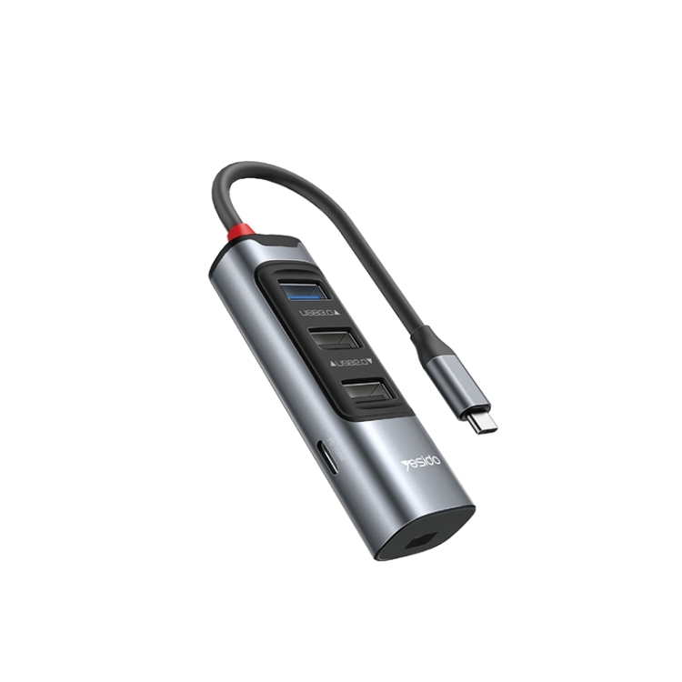 

Yesido HB24 5 in 1 USB-C / Type-C Multifunction Docking Station HUB Adapter
