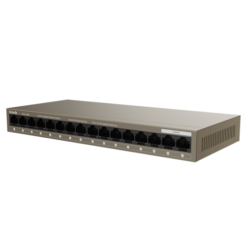 

Tenda TEG1016M Desktop Metal 16-Port Gigabit Ethernet Switch Fast Establish High-Speed Network