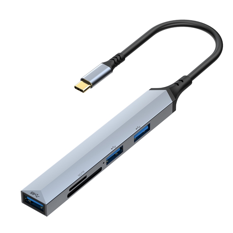 

V253 5 in 1 USB-C/Type-C to USB Multifunctional Docking Station HUB Adapter
