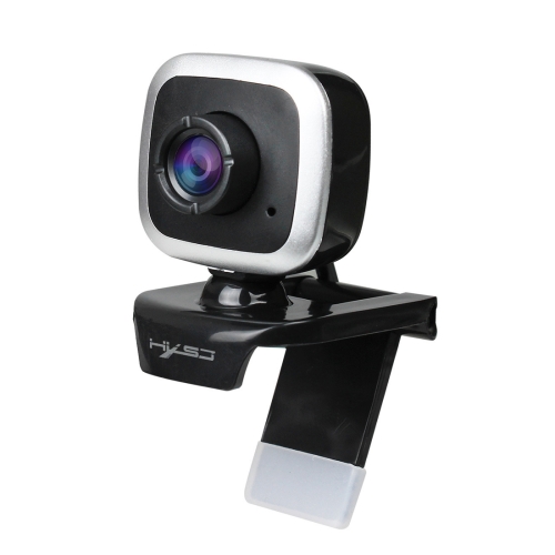 

HXSJ A849 480P Adjustable 360 Degree HD Video Webcam PC Camera with Microphone(Black Silver)