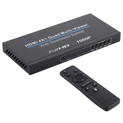 NEWKENG NK-C941 Full HD 1080P HDMI 4x1 Quad Multi-Viewer with Seamless Switch & Remote Control, AU Plug