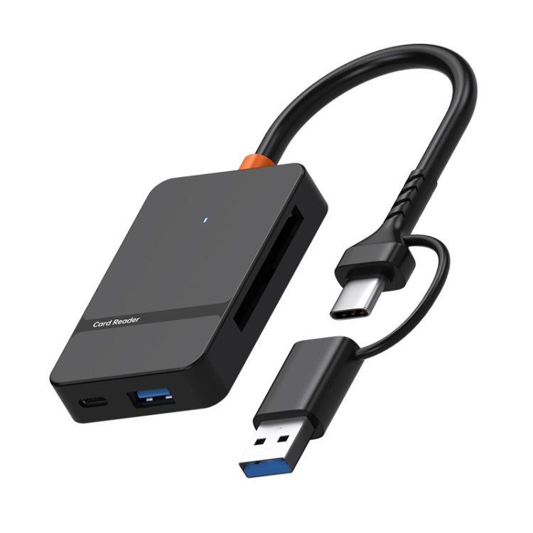 

ADS-316 8 in 1 Type-C+USB Multi-function Card Reader