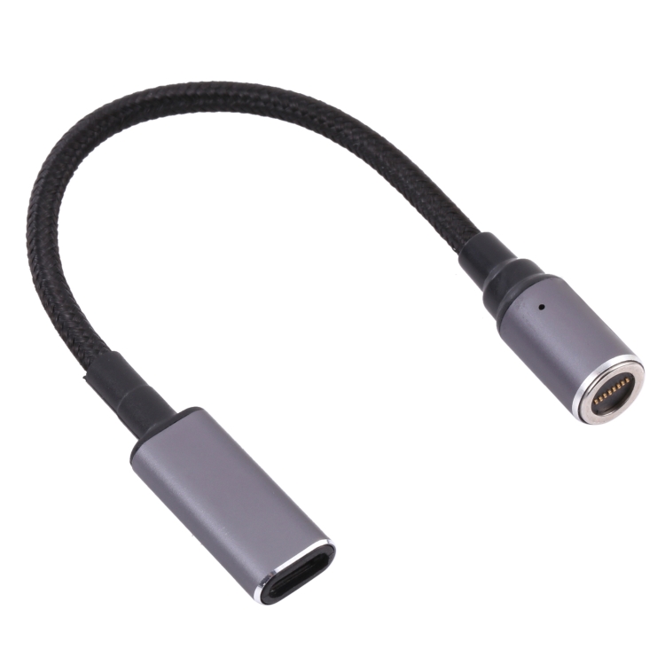 

USB-C / Type-C Female to 8 Pin Magnetic DC Round Head Free Plug Charging Adapter Cable