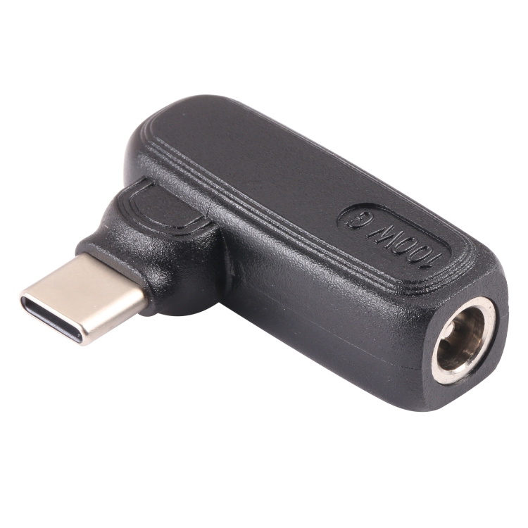 

100W 5.5x2.5mm Female to USB-C/Type-C Male Plug Laptop Adapter Connector