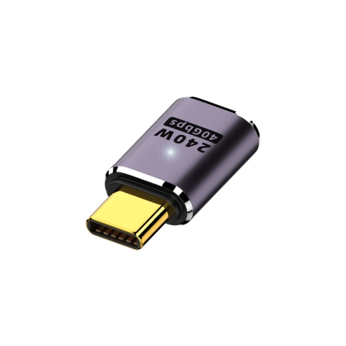 Adaptateur Droit USB C Femelle vers USB C Mâle - 240W, 40 Gbps