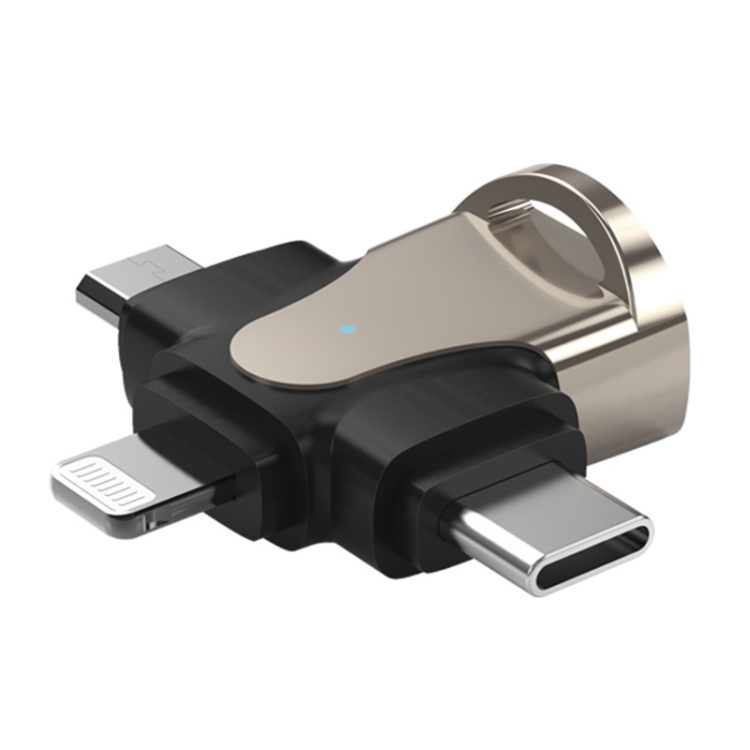 

3 In 1 OTG Adapter (Gold)