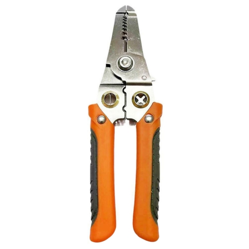 

Multi-functional Wire Splitting Pliers Electrician Manual Tool (Orange)