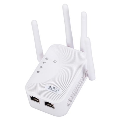 

SM-010 Four-antenna 300M Repeater WiFi Wireless Router (US Plug)