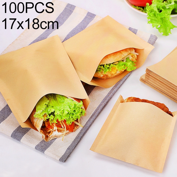 disposable paper bolsas for food