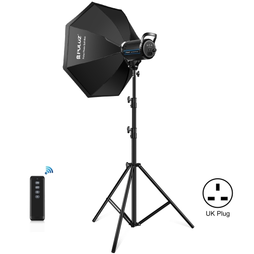 

PULUZ 100W Photo Studio Strobe Flash Light Kit with Softbox Reflector & Tripod(UK Plug)