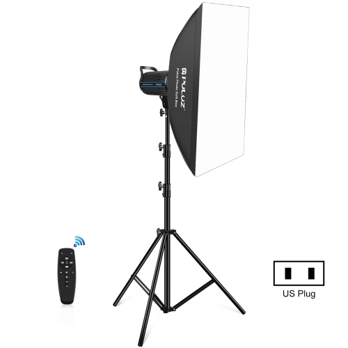 

PULUZ 150W Photo Studio Strobe Flash Light Kit with Softbox Reflector & Tripod(US Plug)