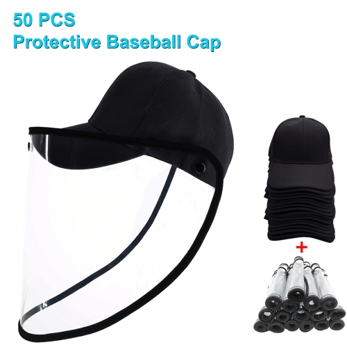 Reusable Full Face Protective Shield Clear Sun Hat Saliva-proof Anti-fog Cap fdz 