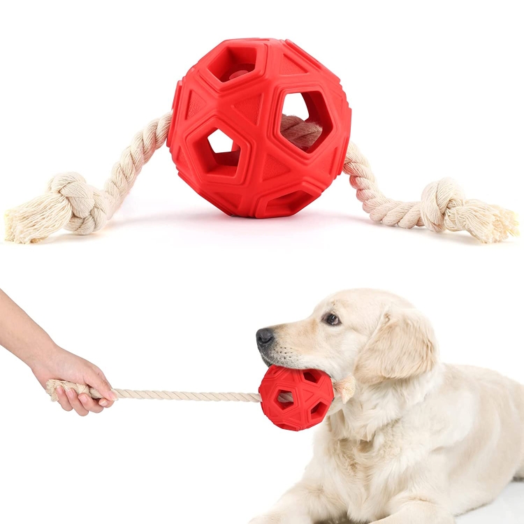 

Hydrangea Shaped Dog Interactive Chew Toy With Rope Pet Products