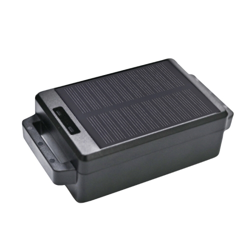 

Intelligent Waterproof GPS Pet Tracker Solar Energy Electronic Cattle Sheep Positioning Locator (Black)