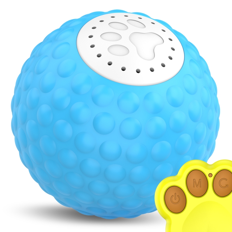 

C1 Intelligent Auto Pet Toy Cat Training Luminous Ball, No Remote Control (Blue)