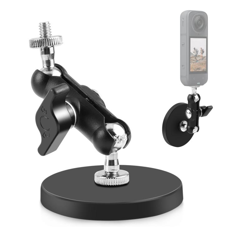 

PULUZ Magnetic Pea-Style Clip Mount Holder with Mount Adapter & Long Screw (Black)