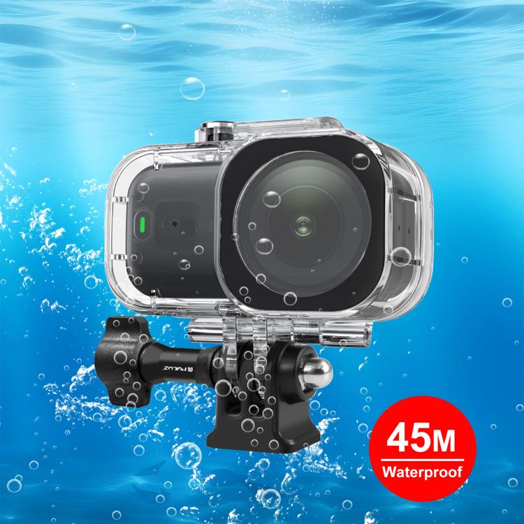 

For DJI Osmo Nano PULUZ 45m Depth Waterproof Main Body Camera Case Diving Housing Underwater Cover (Transparent)