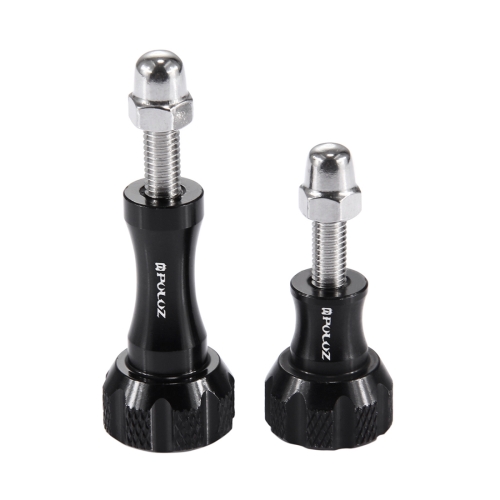 

PULUZ CNC Aluminum Thumb Knob Stainless Bolt Nut Screw Set for GoPro Hero11 Black / HERO10 Black / HERO9 Black / HERO8 Black /7 /6 /5 /5 Session /4 Session /4 /3+ /3 /2 /1, DJI Osmo Action, Xiaoyi and Other Action Cameras(Black)