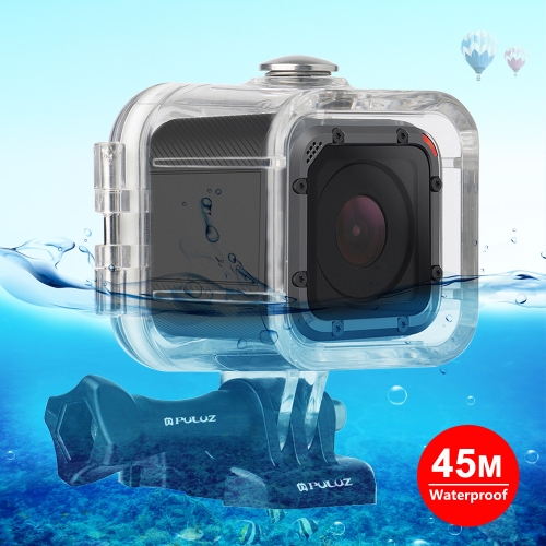 

PULUZ 45m Underwater Waterproof Housing Diving Protective Case for GoPro HERO5 Session /HERO4 Session /HERO Session, with Buckle Basic Mount & Screw