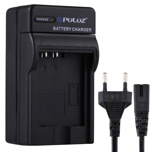 

PULUZ EU Plug Battery Charger with Cable for Nikon EN-EL12 Battery