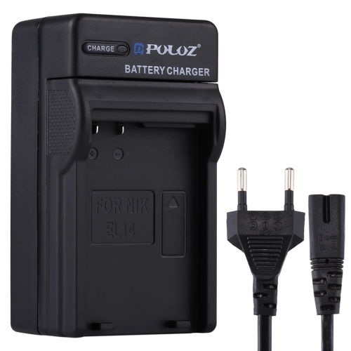 

PULUZ EU Plug Battery Charger with Cable for Nikon EN-EL14 Battery