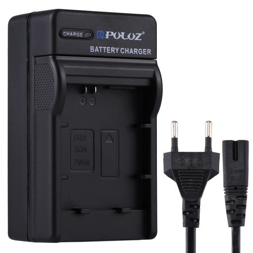 

PULUZ EU Plug Battery Charger with Cable for Sony NP-FW50 Battery
