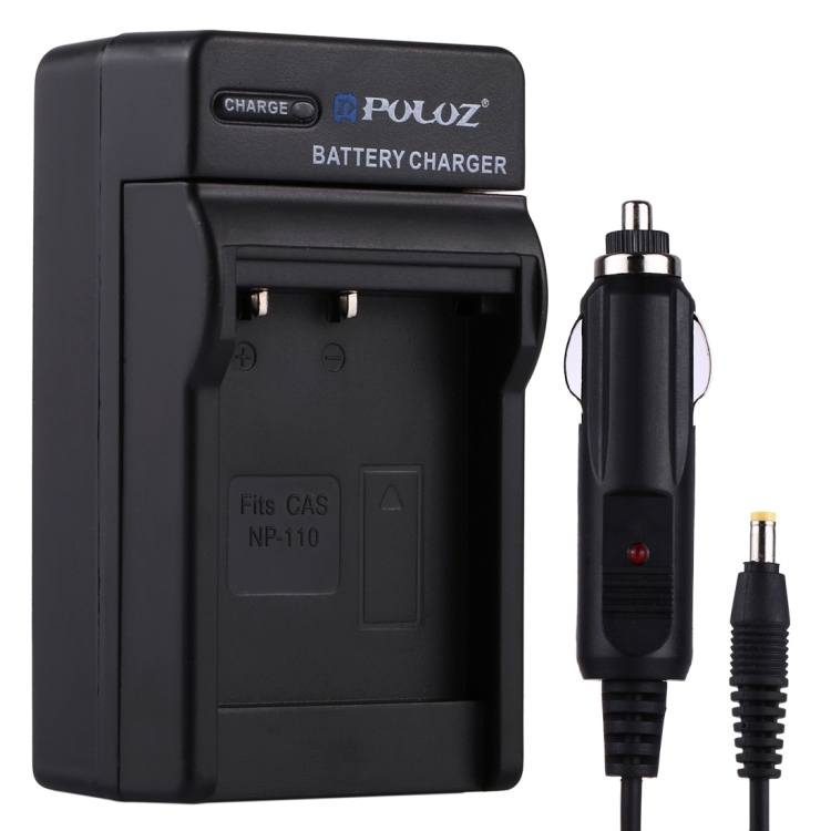 

PULUZ Digital Camera Battery Car Charger for Casio NP-110 Battery