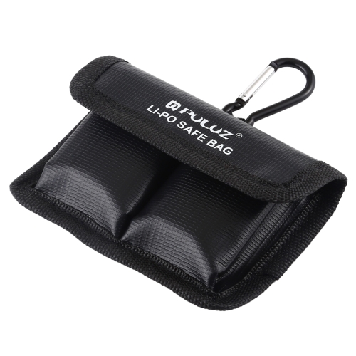 Lithium Battery Explosion-Proof Safety Protection Storage Bag with Carabiner for Camera Battery Durable